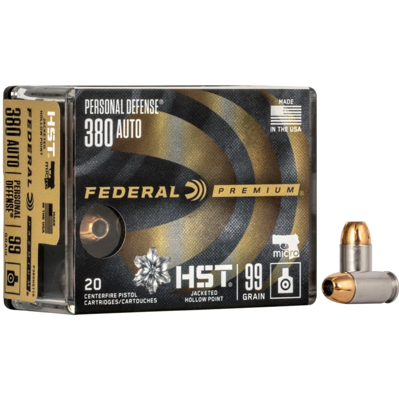 Federal 380Auto 99gr HST - 20 Round Box